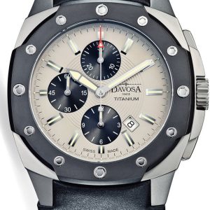 Davosa Watch Titanium Chronograph - Silver