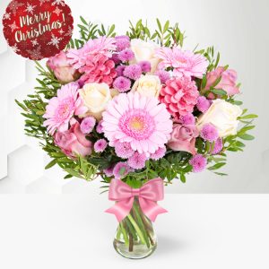 December Bouquet with Balloon