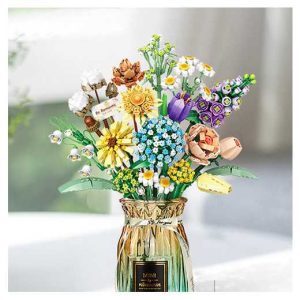 Diy Bouquet Building Blocks Toys Kit | Wowcher