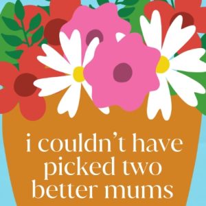 Double Mum Bouquet 7x5" (18x13cm) Folded Greeting Cards, Card & Stationery Multi