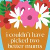Double Mum Bouquet 7x5" (18x13cm) Folded Greeting Cards, Card & Stationery Multi