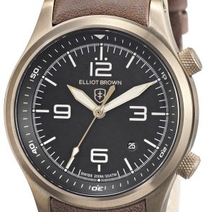 Elliot Brown Watch Canford Mens - Black