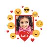 Emoji Personalised Round Tin, Gifts White