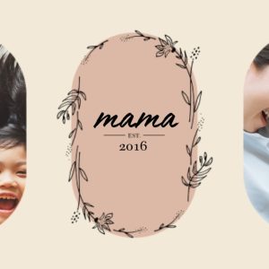 Established Mama Personalised Water Bottle, 18oz (500ml), Gifts Brown