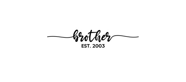 Family Pen Stroke Personalised Water Bottle, 18oz (500ml), Gifts Black
