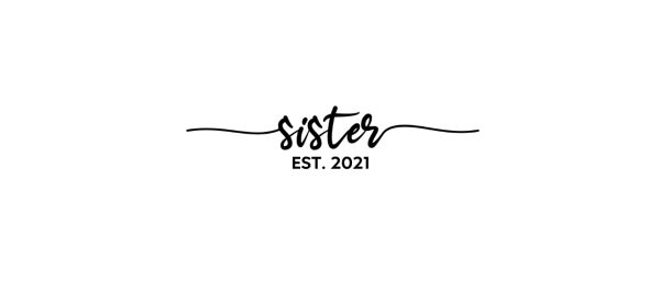 Family Pen Stroke Personalised Water Bottle, 18oz (500ml), Gifts Black
