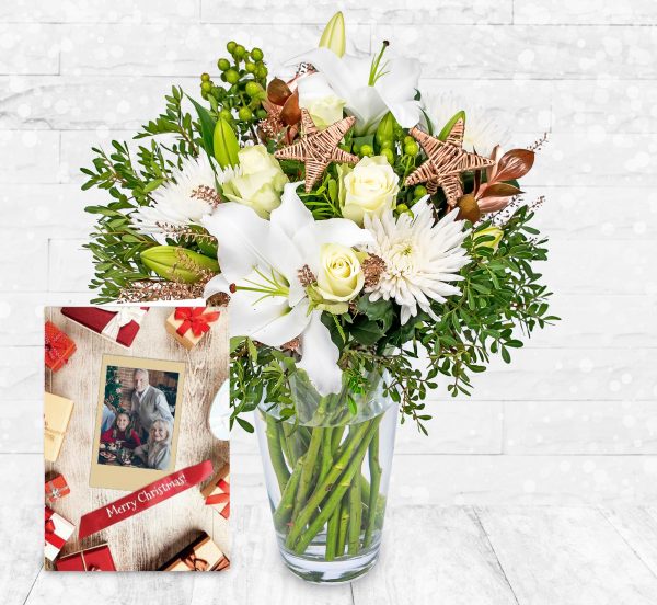 Festive Bouquet & Card