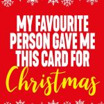 Filthy Sentiments Being Related To Me Is The Only Gift You Need Merry Christmas Funny Christmas Card