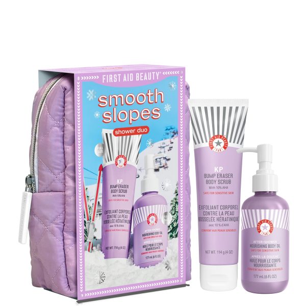 First Aid Beauty Smooth Slopes - Shower Duo Holiday Gift Set (Worth £50)