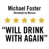 Five Stars Personalised Pint Glass, Gifts Yellow