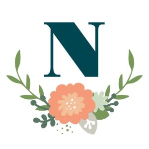 Floral Monogram Personalised Plant Pot, Gifts Multi