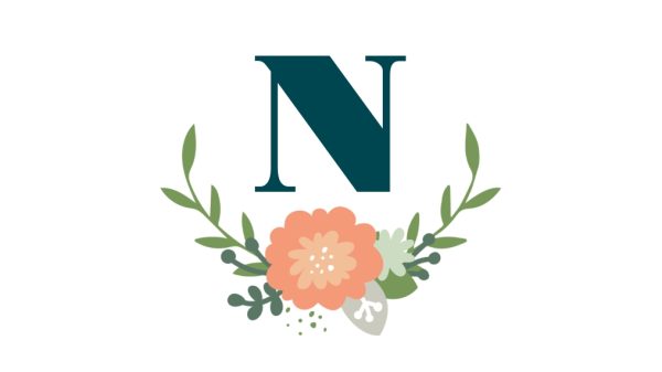 Floral Monogram Personalised Plant Pot, Gifts Multi