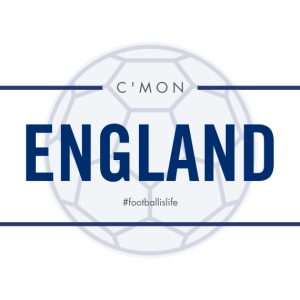 Football is Life 8x9" Personalised Mouse Mat (20x23cm), Gifts Blue