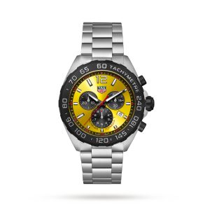 Formula 1 Quartz Chronograph 200M 43mm Mens Watch Yellow
