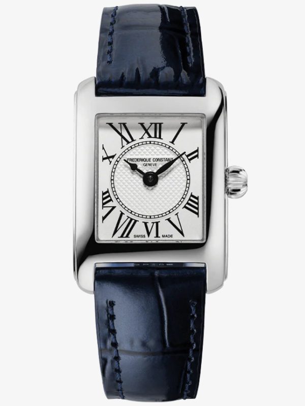 Frederique Constant Ladies Carree Classics Blue Strap Watch FC-200MC16