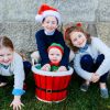 Full Photo Personalised Christmas Bauble, Gifts White