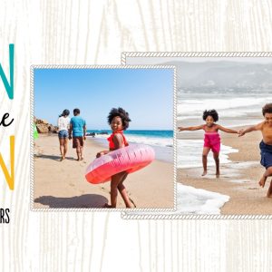 Fun in the Sun Personalised Beach Towel, Gifts Brown