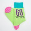Funny Mens 60th Birthday Socks - 60th Birthday Gift Ideas - This Is A Great Novelty Gift For Anyone Who Is Excited To Embrace Their Age