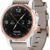 Garmin Watch D2 Delta S Aviator Watch Beige Leather Band