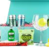 Gin Minis Gift Hamper - Gordons Gin & Edinburgh Gin Miniatures, Tonic Mixers, Snacks | Wowcher