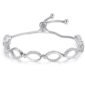 Gleaming Silver Multi-Link Bracelet - Perfect Christmas Gift! | Wowcher