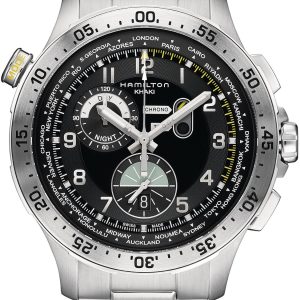 Hamilton Watch Khaki Aviation Chrono Worldtimer D
