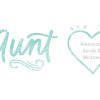 Hand Lettered Aunt Personalised Travel Mug 16oz (473ml), Gifts Light Blue