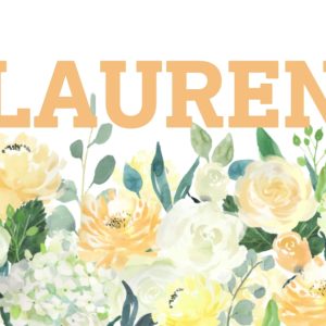 Hidden Bouquet Personalised Plant Pot, Gifts Orange