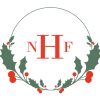 Holly Wreath Personalised Plant Pot, Gifts Green