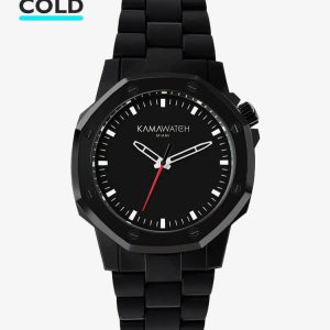 KAMAWATCH Castell Myst Black and Grey Camo Plastic Bracelet Watch KWP18