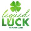 Liquid Luck Personalised Pint Glass, Gifts Green