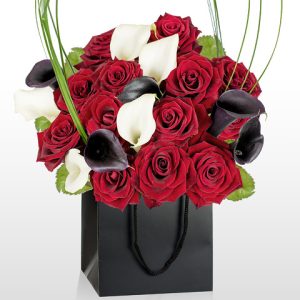 London Bouquet - National Gallery Flowers - National Gallery Bouquets - Red Roses - Anniversary Flowers - Luxury Flowers - Luxury Flower Delivery