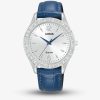 Lorus Blue Leather Strap Watch RG269WX9