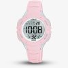 Lorus Ladies Digital On Time Digital Pink Rubber Strap Watch R2367PX9