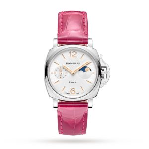 Luminor Due Luna Moonphase 38mm Ladies Watch - Pink