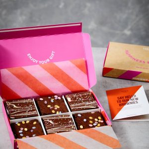 M&S 6 Confetti Indulgent Chocolate Brownies Letterbox Gift