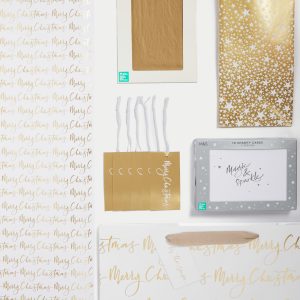 M&S Gold 3M Christmas Gift Wrap with Cards, Tags, Bags & Tissue