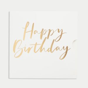 M&S Gold Happy Birthday Gift Card