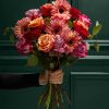 M&S Orange & Purple Roses with Gerbera Bouquet