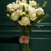 M&S White Rose & Lily Bouquet