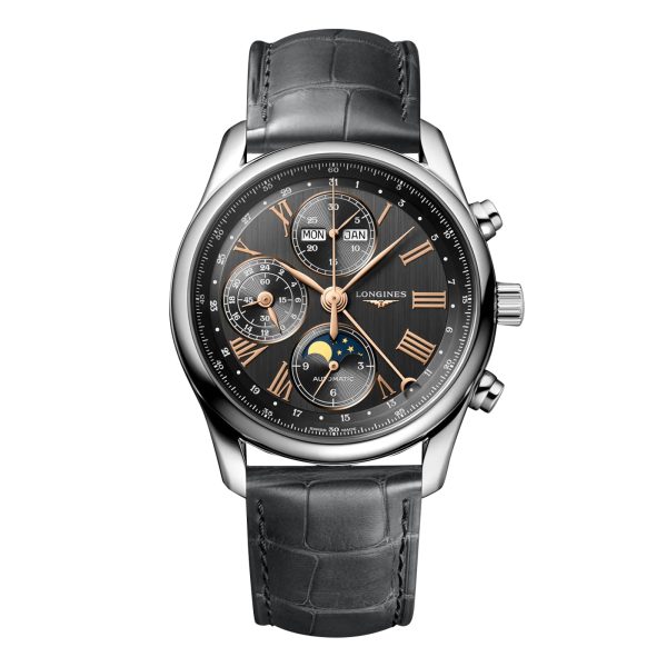 Master Collection 40mm Mens Watch Grey Alligator