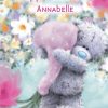 Me To You Cute Tatty Teddy Floral Bouquet Birthday Card
