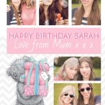 Me To You Tatty Teddy With Gift Personalised Multiple Photo Upload Happy Birthday Card