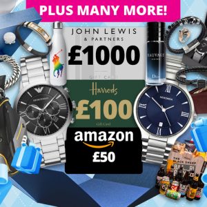 Men'S Gift Mystery Deal - Harrods Gift Card, Armani Watch, Beer Hamper, Dior Perfume, Cufflinks, Ck Wallet And More! | Wowcher