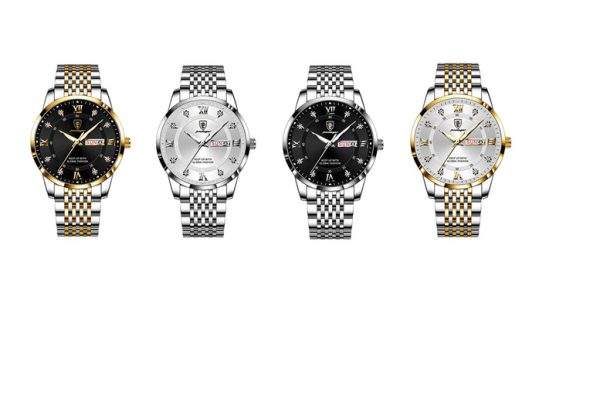 Men'S Luminous Calendar Watch 5851 - 4 Colours | Wowcher