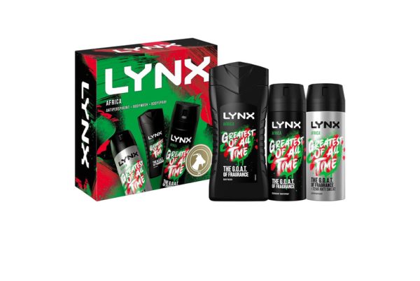 Men'S Lynx Africa Three-Piece Christmas Gift Set - Upgrade To 4 Sets! | Wowcher