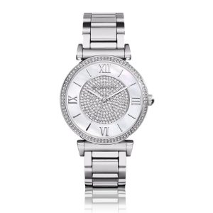 Michael Kors Mk3355 Catlin Watch - Silver | Wowcher