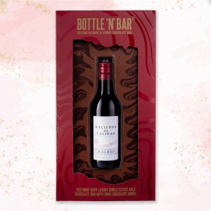 Mini Alcohol And Chocolate Gift Set (Red Wine, Milk Chocolate) - With Ten Mouth-Watering Tastes To Choose From
