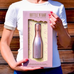 Mini Alcohol & Chocolate Gift Set | Rose Gold Prosecco