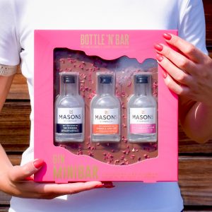 Mini Alcohol and Chocolate Gift Set (Gin Mini Bar)